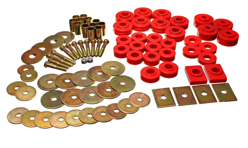 Energy Suspension Body Mount Set Red Buick Skylark All 1964-1967 3.4155R Photo - Primary