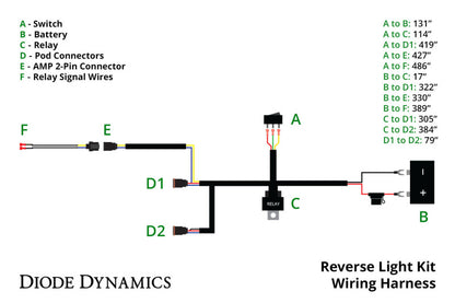 Diode Dynamics Reverse Light Wiring Kit (w/ Running Light) DD4102 DD4102 User 1