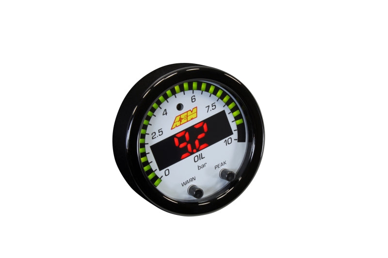 AEM Electronics Engine Oil Pressure Gauge 30-0307 Photo - out of package