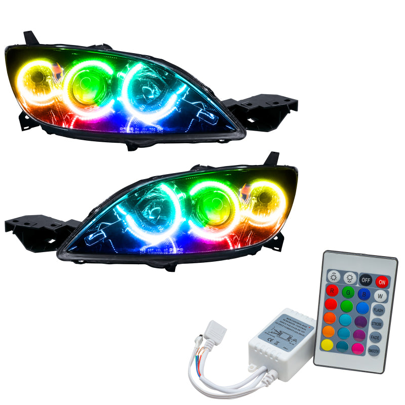 ORACLE Lighting Oracle 04-09 Mazda 3 SMD HL - Hatchback - Halogen Style - ColorSHIFT w/ Simple Controller 7086-504 7086-504 Photo - Primary