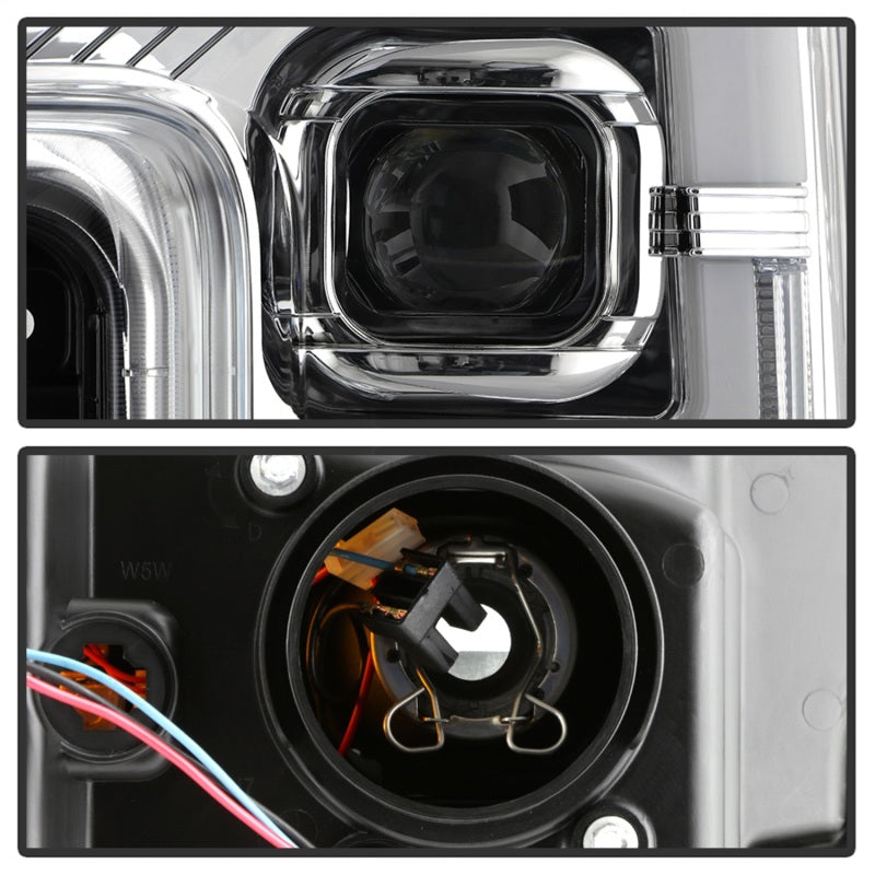 Spyder 17-18 Ford F250/F350/F450 Halogen Model Only -White Light Bar- Chrome- PRO-YD-FS17HALSI-C 5087843 5087843 Photo - Unmounted