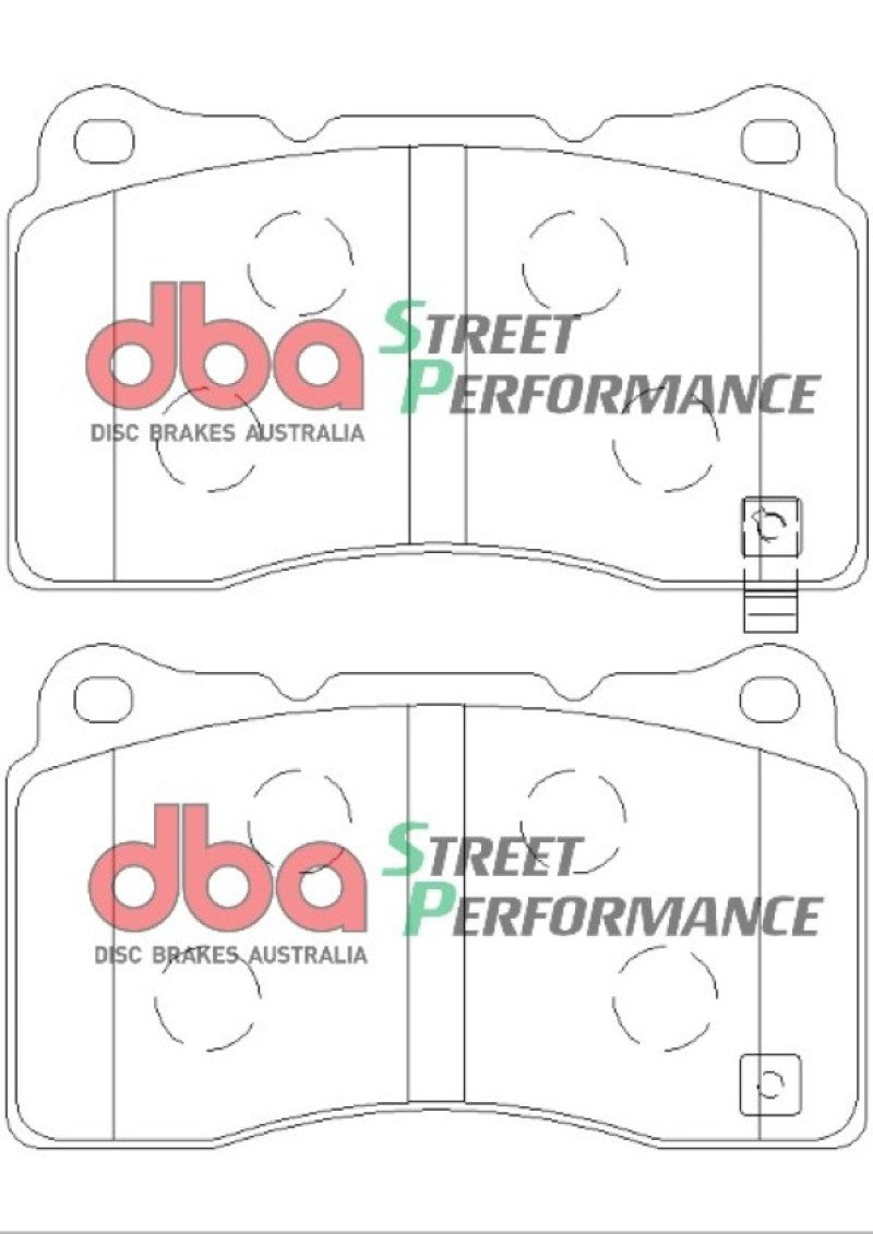 DBA 04-14 Subaru Impreza WRX STI SP500 Front Brake Pads DB1678SP DB1678SP Photo - out of package
