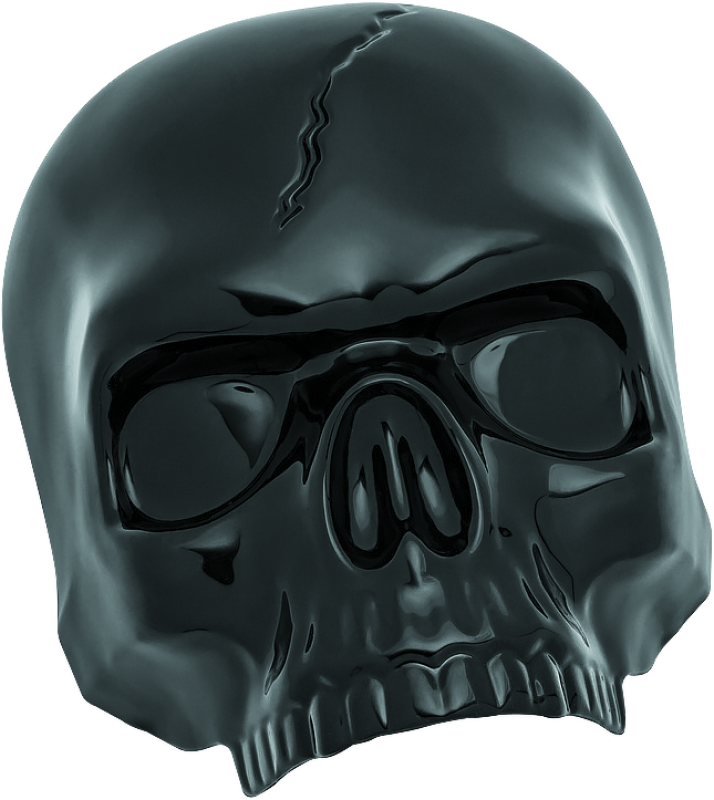 Kuryakyn Skull Horn Cover Blk 5731 5731 Photo - Primary