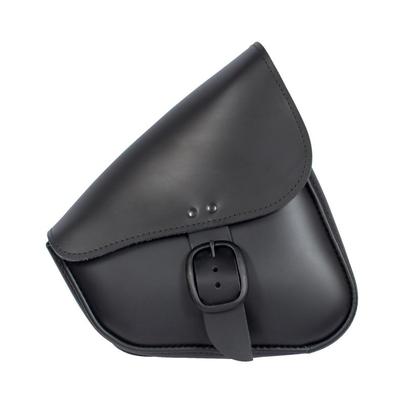 Willie & Max HD Sportsters, Custom Hard Tails Leather Swingarm Bag Dual Shock w/Blk Buckle - Black 59906-00 59906-00 User 1