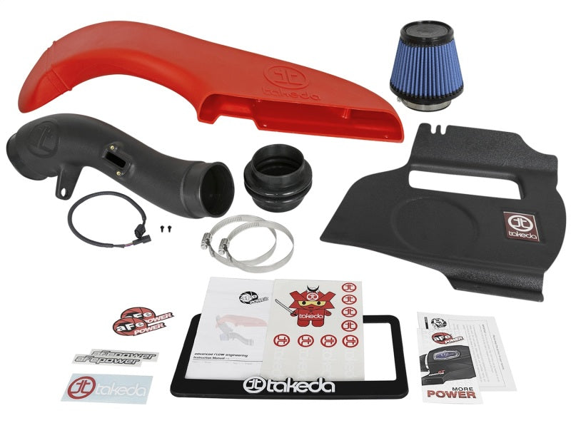 aFe Takeda Stage-2 PRO 5R Cold Air Intake System 15-18 Subaru WRX H4 2.0L (t) TA-4305B-1R TA-4305B-1R Photo - Unmounted