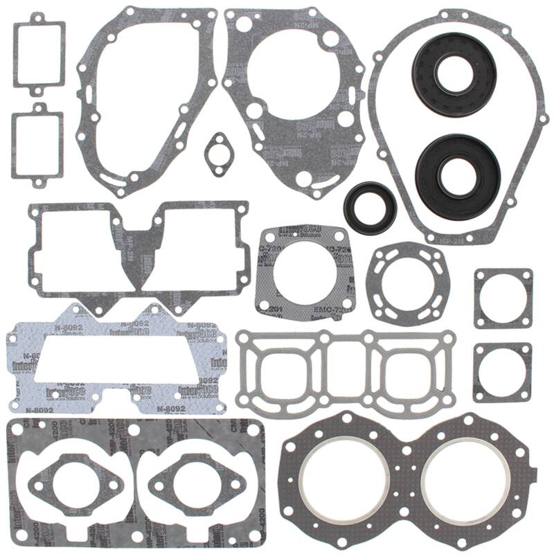 Vertex Pistons Vertex Gaskets 90-92 Yamaha 650 Super Jet Complete Gasket Kit w/ Oil Seals 611119 611119 Photo - Primary