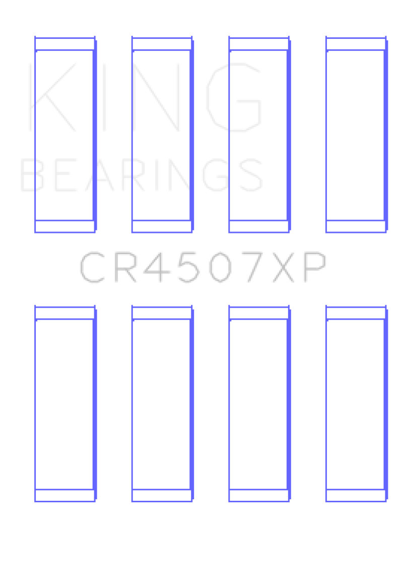 King Engine Bearings King Mazda Mzr 2.3L 16V / Ford Duratec 2.3L 16V Connecting Rod Bearing Set cr4507xpstdx cr4507xpstdx Photo - Primary