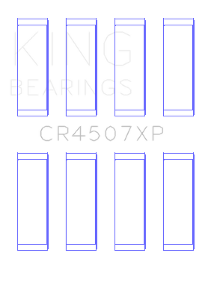 King Engine Bearings King Mazda Mzr 2.3L 16V / Ford Duratec 2.3L 16V Connecting Rod Bearing Set cr4507xpstdx cr4507xpstdx Photo - Primary