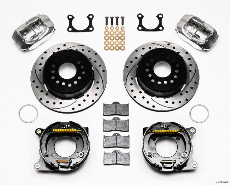 Wilwood Forged Dynalite P/S P-B Kit Drilled Polished Big Ford 2.36in Offset 140-7139-DP 140-7139-DP Photo - Primary