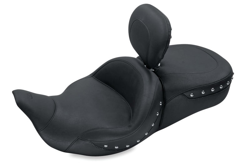Mustang Motorcycle Mustang 08-21 Harley Electra Glide,Rd Glide,Rd King,Str Glide Touring 1PC Seat w/DBR -Black 79579 79579 Photo - Primary