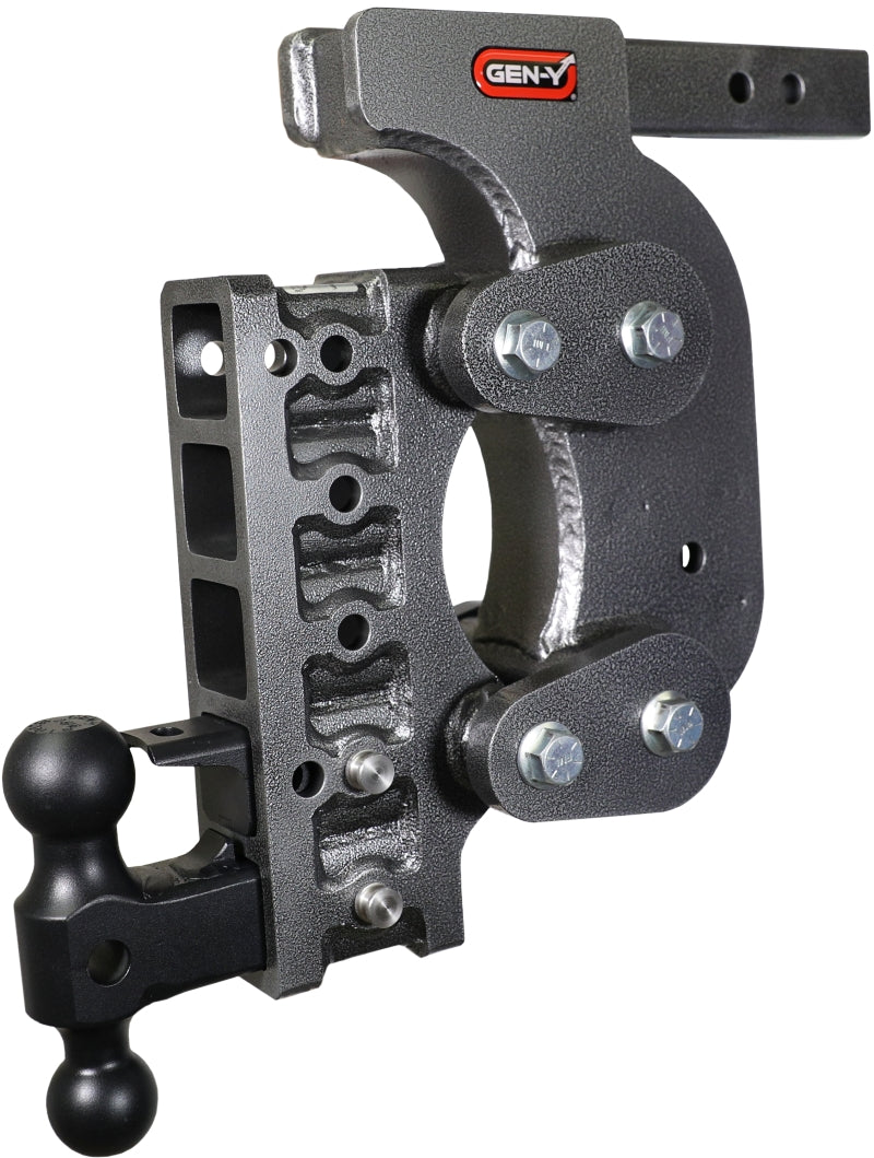 GEN-Y Hitch Gen-Y The Boss Torsion-Flex 2in Shank 15in Drop 16K Hitch w/GH-051 Dual-Ball/Pintle Lock/Stab Kit GH-1425 GH-1425 Photo - Primary