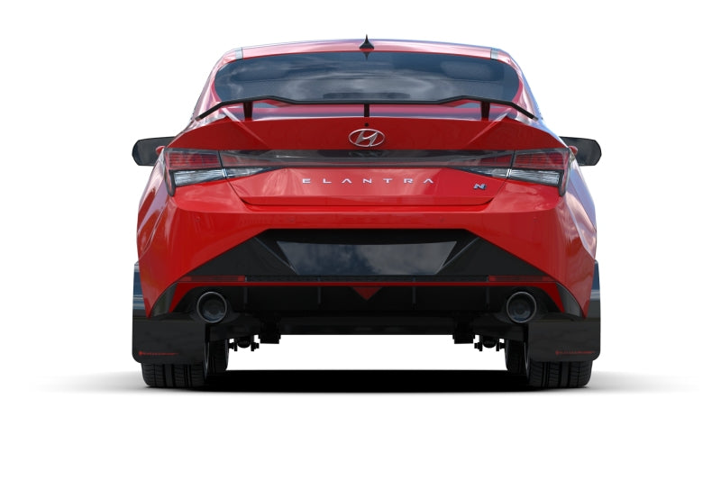 Rally Armor 2022 Hyundai Elantra N & N Line Black Mud Flap w/ Grey Logo MF79-UR-BLK-GRY MF79-UR-BLK-GRY User 1