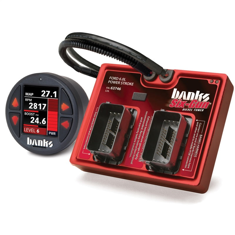 Banks 03-07 Ford F-250/F-350/F-450 6.0L Six-Gun Diesel Tuner w/ iDash-1.8 61424 61424 Photo - Primary