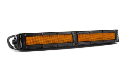 Diode Dynamics 12 In LED Light Bar Single Row Straight - Amber Flood Each Stage Series DD6041S DD6041S Photo - Primary