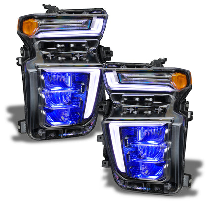 ORACLE Lighting Oracle 20-21 Chevy Silverado HD 2500/3500 RGB Headlight Demon Eye Kit - ColorSHIFT w/o Controller 1453-334 1453-334 Photo - out of package