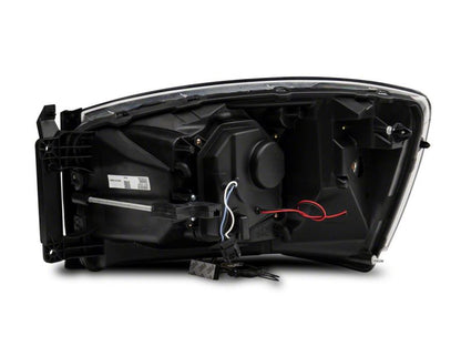 Raxiom 06-08 Dodge RAM 1500 LED Halo Projector Headlights- Blk Housing (Clear Lens) R110149 R110149 Photo - Close Up
