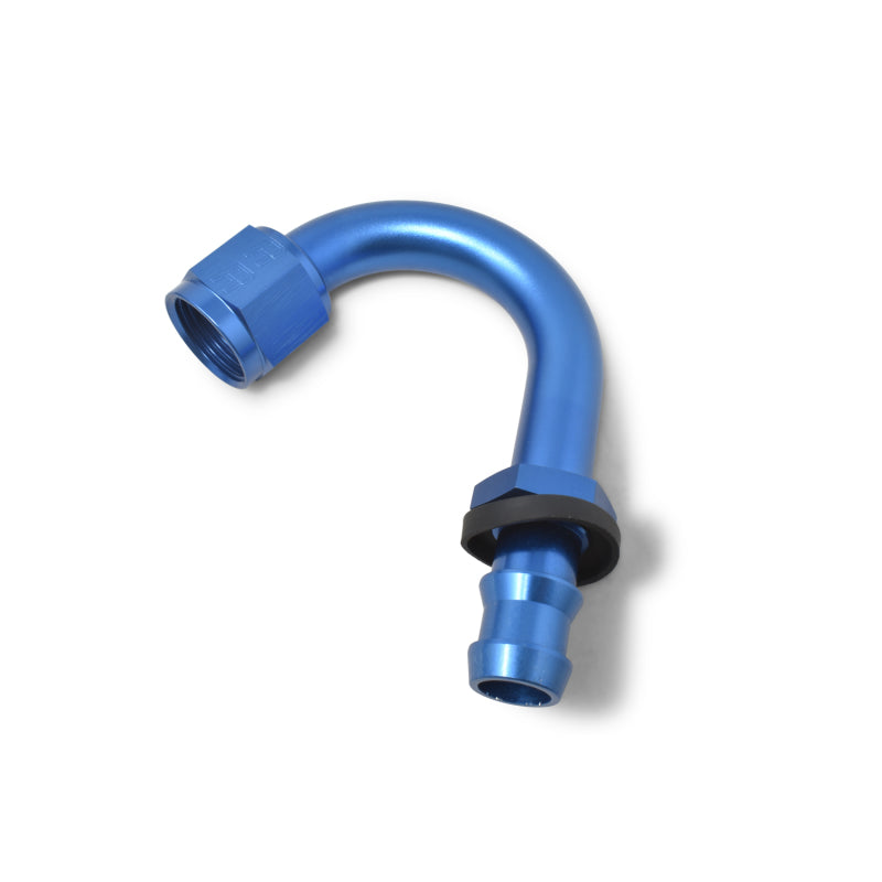 Russell Performance -6 AN Twist-Lok 150 Degree Hose End (1in Radius) 624300 624300 Photo - out of package
