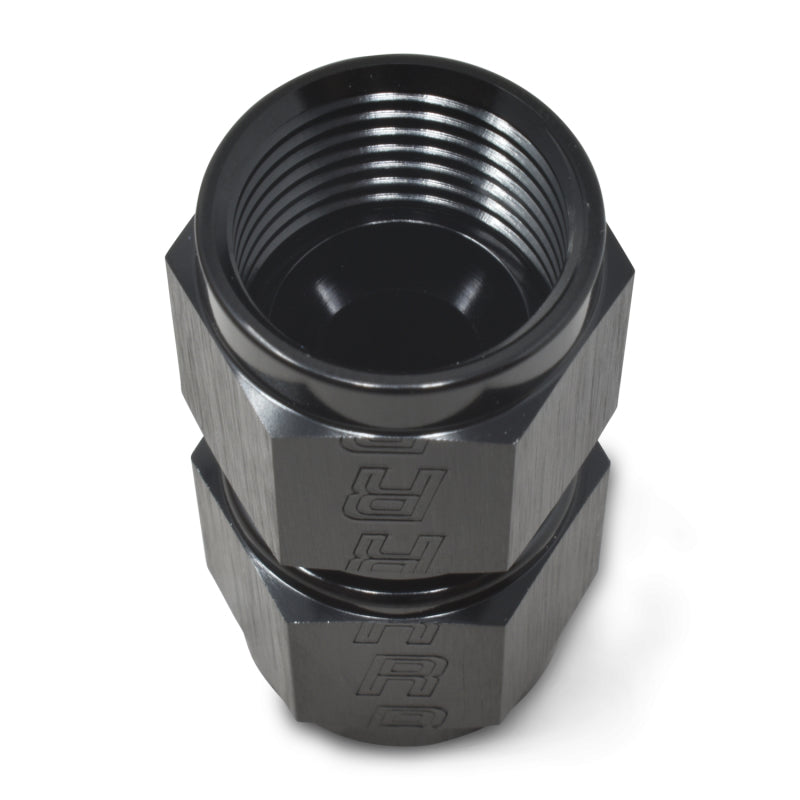 Russell -6 AN Straight Swivel Coupler (Black Finish) 640003 Photo - out of package