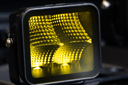 DV8 Offroad 3in Elite Series LED Amber Pod Light BE3EW40W-A BE3EW40W-A Photo - Unmounted