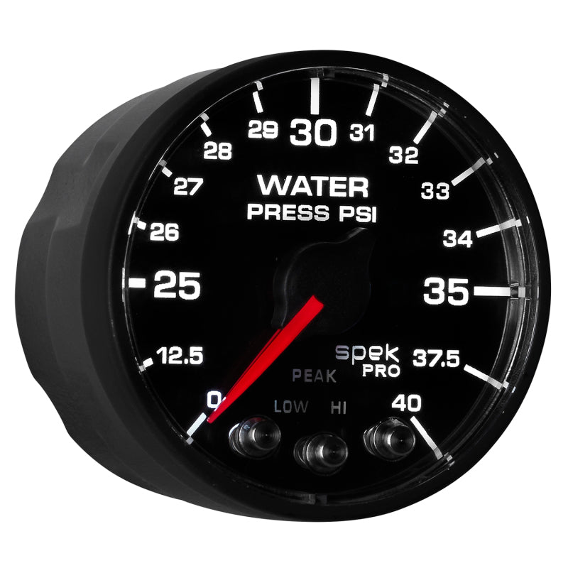 Autometer Spek-Pro - Nascar 2-1/16in Water Press 0- 40 psi Bfb P551328-N1 P551328-N1 User 7