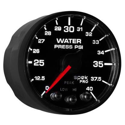 Autometer Spek-Pro - Nascar 2-1/16in Water Press 0- 40 psi Bfb P551328-N1 P551328-N1 User 7