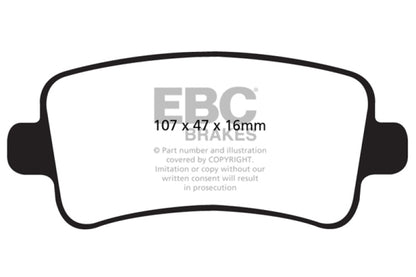 EBC Disc Brake Pad Set DP42016R Photo - Primary