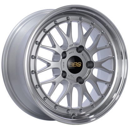 BBS LM 17x7.5 5x130 ET28 CB71.6 Diamond Silver Center Diamond Cut Lip Wheel LM135DSPK LM135DSPK Photo - Primary