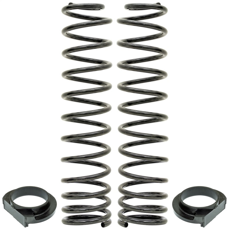RockJock JL Front Coil Springs 4in Lift w/ Urethane Isolators Pair CE-9818FS CE-9818FS Photo - Primary