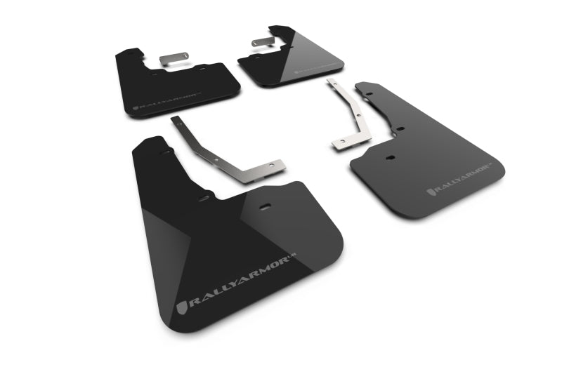 Rally Armor RAL UR Blk Flap/Dark Grey Logo Body Armor & Protection Mud Flaps main image