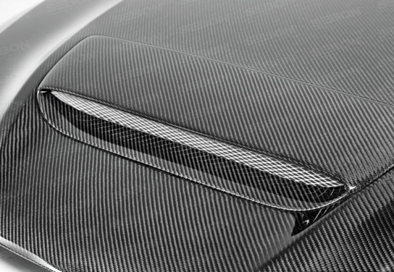 Seibon 10-12 Mazda MazdaSpeed3 OEM Style Carbon Fiber Hood HD1012MZ3-OE HD1012MZ3-OE Photo - Primary