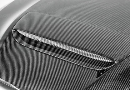 Seibon 10-12 Mazda MazdaSpeed3 OEM Style Carbon Fiber Hood HD1012MZ3-OE HD1012MZ3-OE Photo - Primary