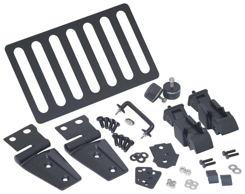 Kentrol 07-18 Jeep Wrangler JK Hood Kit - Textured Black 80588 80588 Photo - Primary