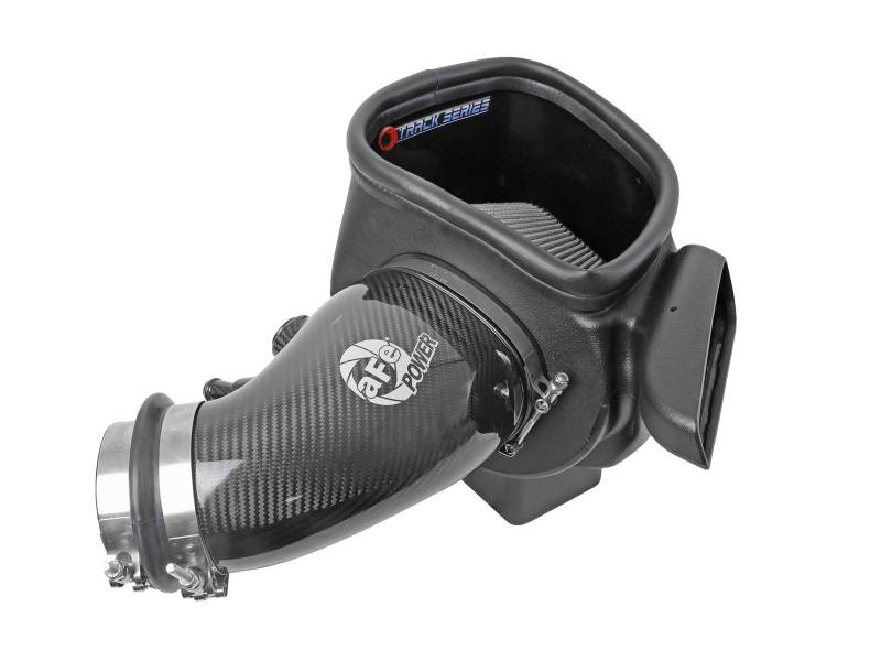 aFe 12-21 Jeep Grand Cherokee 6.4L Track Series Carbon Fiber Cold Air Intake w/Pro Dry S Filter 57-10014D 57-10014D Photo - Unmounted
