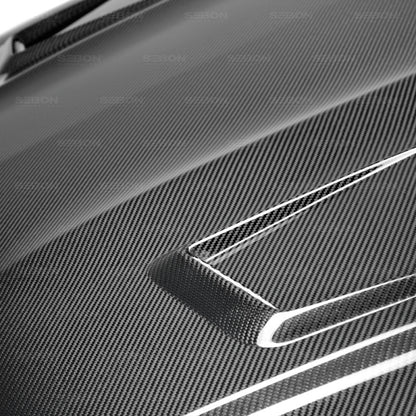 Seibon 12-14 Mercedes C-Class GT Style Carbon Fiber Hood HD1112MBW204-GT HD1112MBW204-GT Photo - Primary