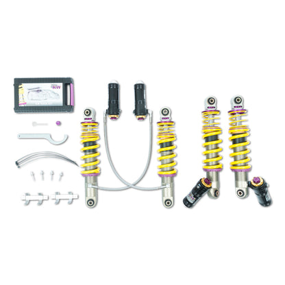 KW Coilover Kit V4 2010-2015 Audi R8 (42) V8 Including Spyder w/o Magnetic Ride 3A711004 3A711004 Photo - Primary