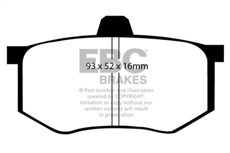 EBC Disc Brake Pad Set UD1368 Photo - Primary