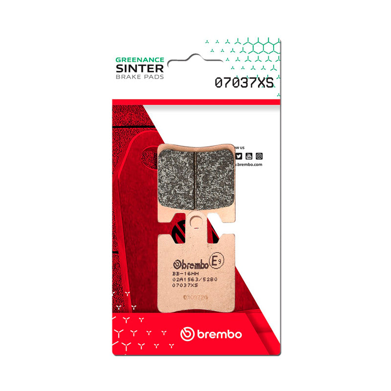 Brembo OE 17-19 Daelim S 300cc Sinter Brake Pad - Front 07037XS 07037XS User 1
