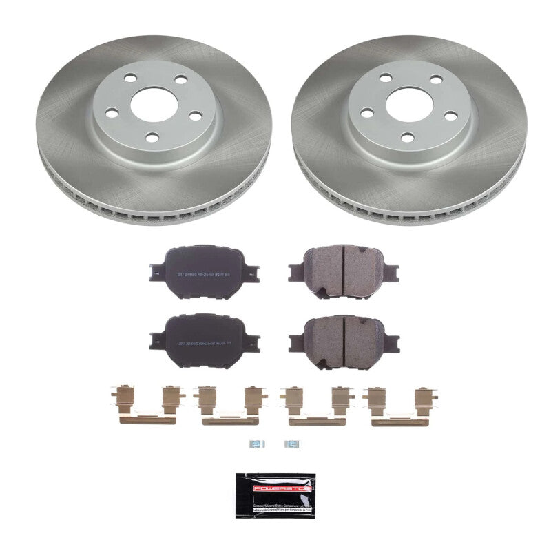 PowerStop Power Stop 00-05 Toyota Celica Front Semi-Coated Rotor Kit SC2313 SC2313 Photo - Primary