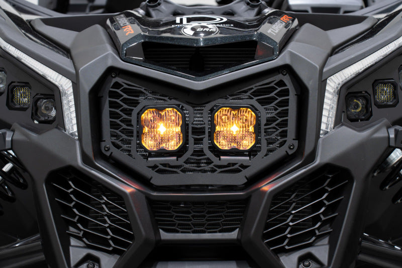 Diode Dynamics 17-24 Can-Am Maverick X3 Stage Series LED Grille Kit - Pro Yellow Fog DD7885 DD7885 User 1