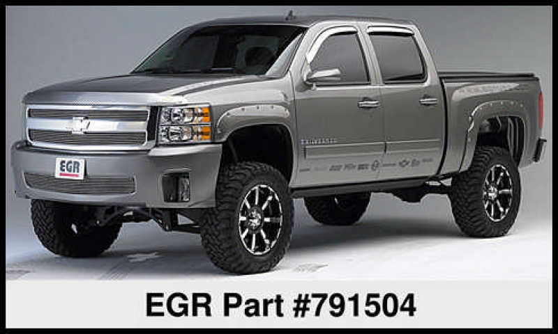 EGR 07-13 Chev Silverado 6-8ft Bed Bolt-On Look Fender Flares - Set 791504 791504 Thumbnail
