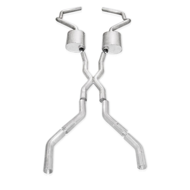 Stainless Works Chevy Camaro 1967-69 Exhaust 3in Stainless with X-Pipe CA67693CS CA67693CS Photo - Primary