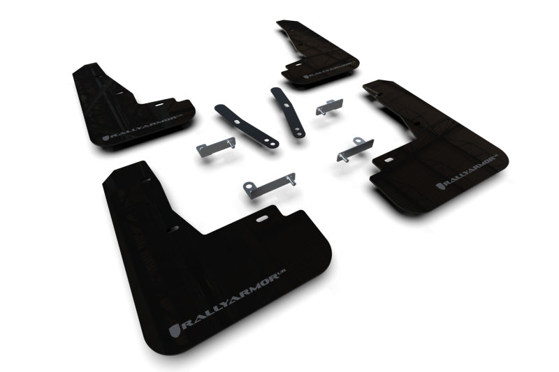 Rally Armor 22-23 Kia EV6 Black UR Mud Flap Dark Grey Logo MF91-UR-BLK-DGRY MF91-UR-BLK-DGRY Photo - Primary