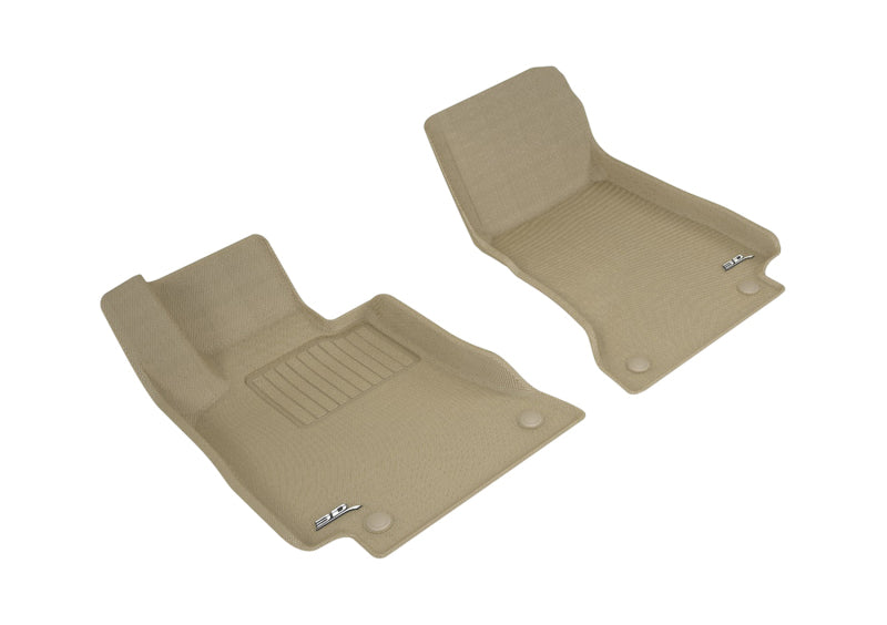3D MAXpider 2018-2020 Mercedes-Benz E-Class Coupe C238 Kagu 1st Row Floormat - Tan L1MB10311502 L1MB10311502 Photo - Primary