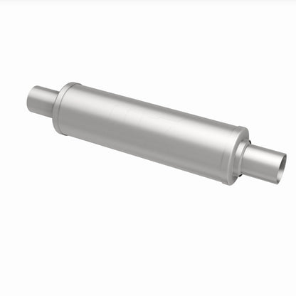 MagnaFlow 4" Round Center/Center Straight Through Performance Muffler 10414 360 Degree Image Set