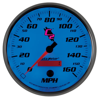 Autometer Gauge, Speedometer, 5", 160Mph, Elec. Programmable, C2 7289 User 4