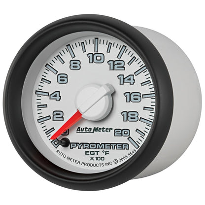 Autometer 2-1/16" Pyrometer, 0-2000 °F, Stepper Motor, Gen 3 Dodge Factory Match 8545 User 2