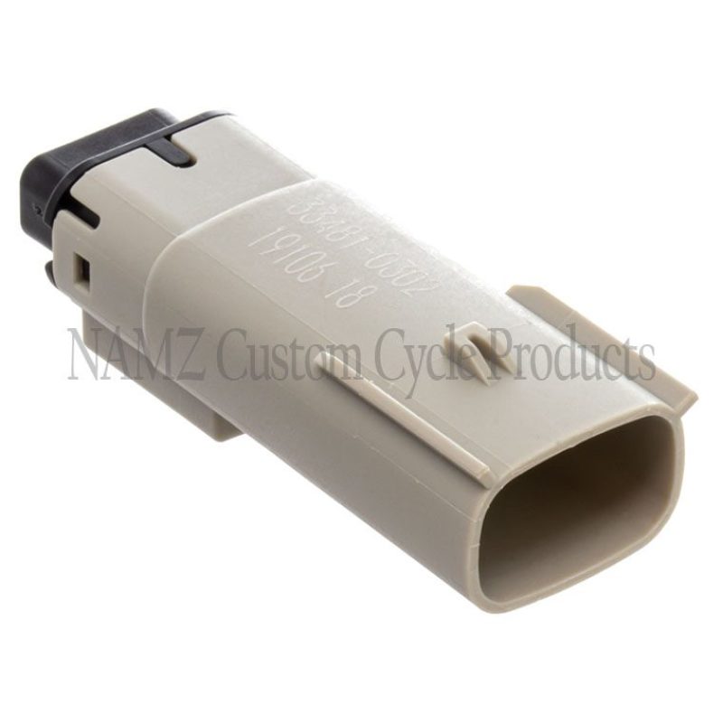NAMZ Molex 3-Position Male Connector - Gray NM-33481-0302 NM-33481-0302 Photo - Primary