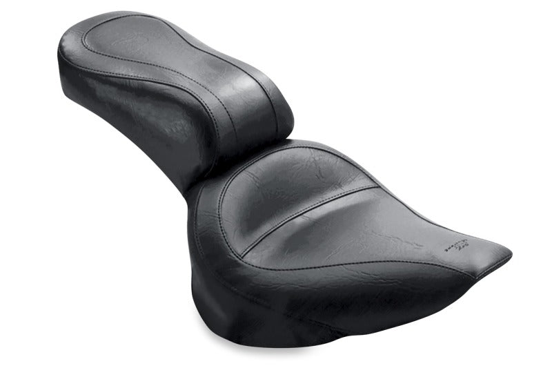Mustang Motorcycle Mustang 84-06 Harley Standard Rear Tire Standard Touring 1PC Seat - Black 75077 75077 Photo - Primary
