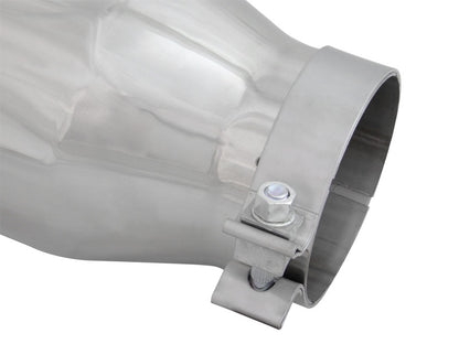 aFe MACH Force-Xp 4in 304 Stainless Steel Exhaust Tip Driver-Side Polished 49T40601-P12 Photo - Unmounted