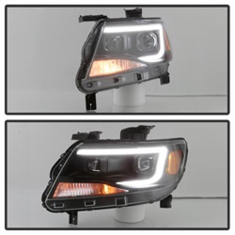 SPYDER xTune Chevy Colorado 15-17 Halogen Only Projector Headlights - DRL - Black PRO-JH-CCO04-LBDRL-BK 9039287 9039287 Photo - Unmounted
